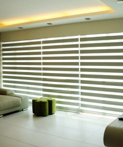 Rèm cầu vồng phòng khách sang trọng hiện đại