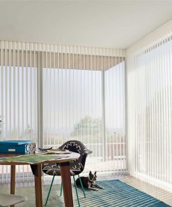 Rèm sáo đứng lắp đặt văn phòng hiện đại