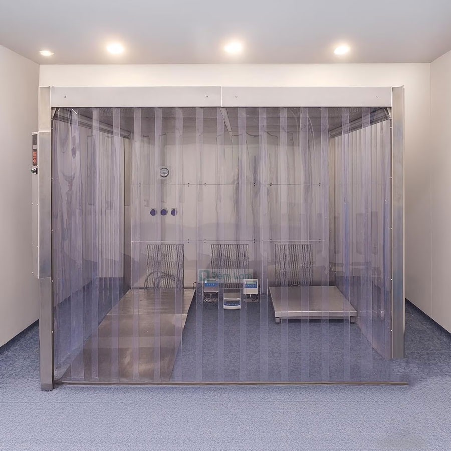 Rèm cuốn nhựa PVC trong suốt ngăn nhiệt