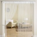 Rèm sợi chỉ trang trí phòng khách