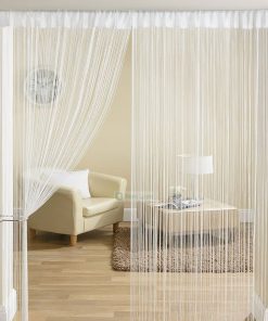 Rèm sợi chỉ trang trí phòng khách