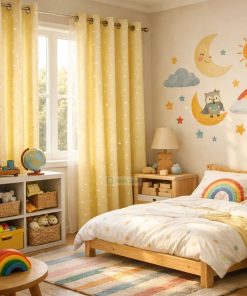 Rèm vải chống tia UV chống nắng phòng ngủ