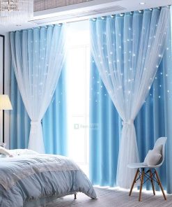 Rèm voan phòng ngủ căn hộ chung cư