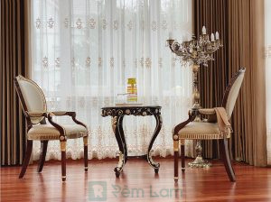 Công trình rèm vải 2 lớp, tại biệt thự Gamuda Hà Nội, được khách bình chọn